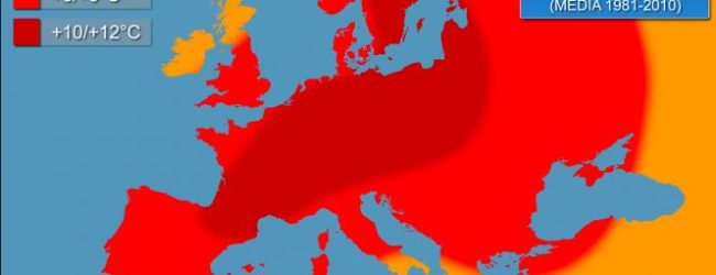 Meteo: super anticiclone ingloberà l’Europa in una bolla di caldo eccezionale