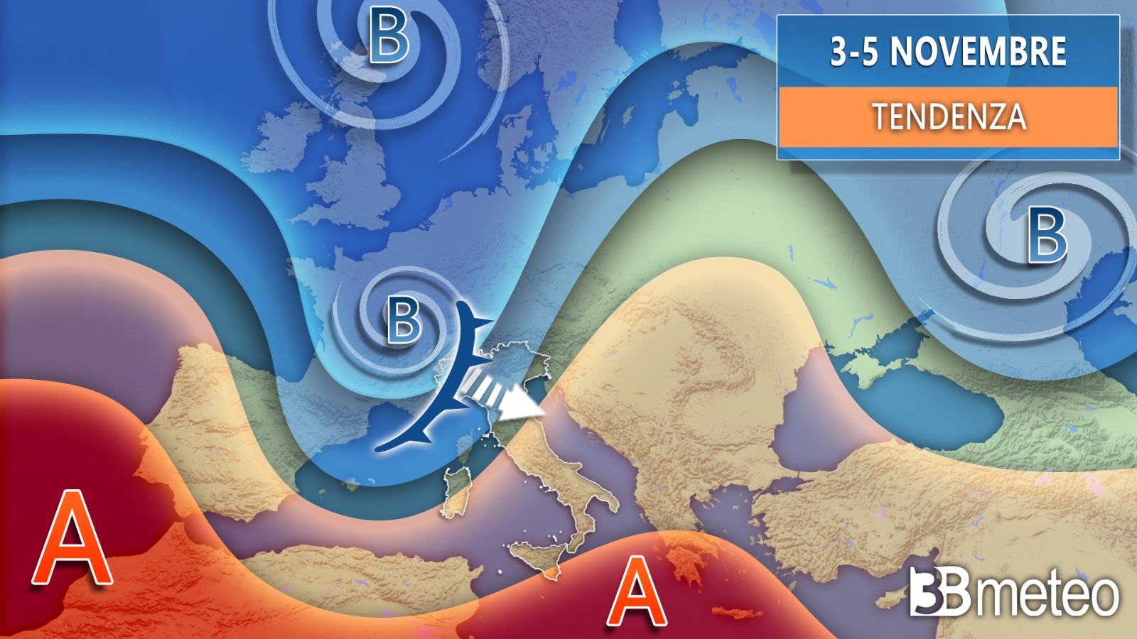 Meteo, svolta autunnale nei prossimi giorni: in arrivo piogga, vento e crollo delle temperature