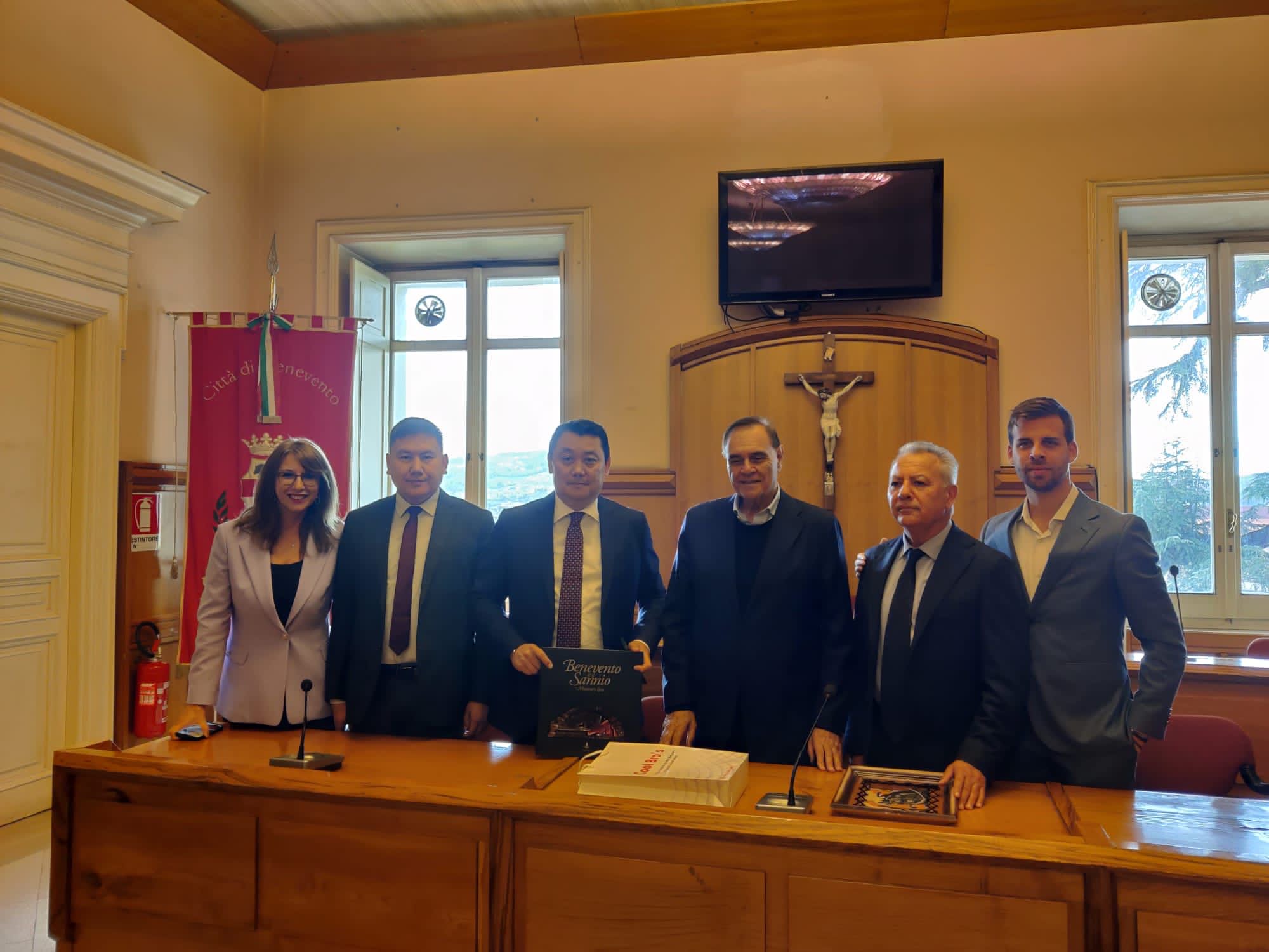 A Benevento una delegazione di imprenditori del Kyrgyzstan