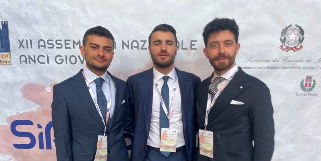 Delegazione di Pietrelcina a Treviso per Assemblea Nazionale Anci Giovani