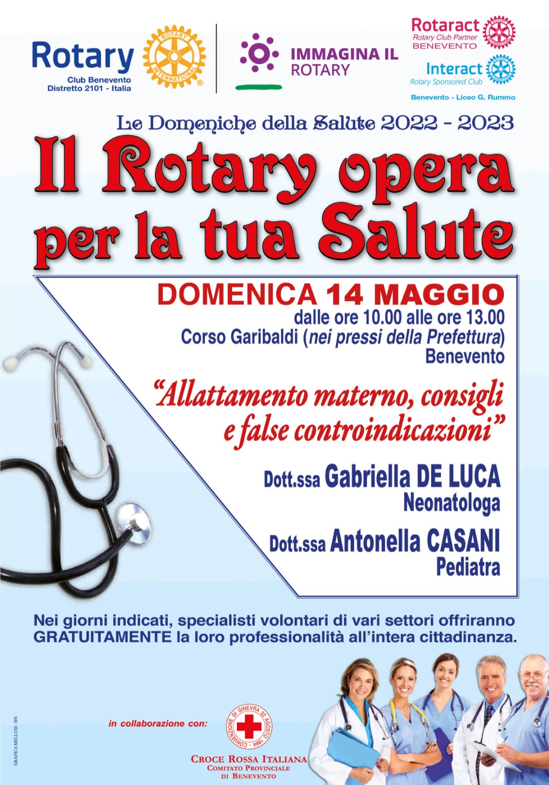 Due date per il Rotary Club e la prevenzione della salute