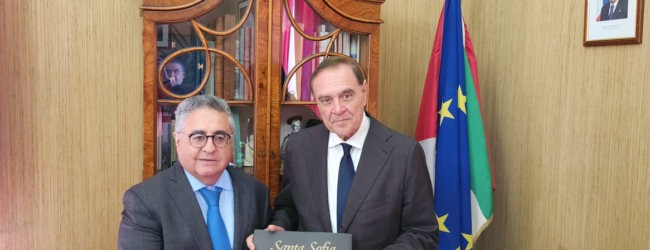 Il sindaco Mastella ha ricevuto a Palazzo Mosti il presidente del Tar Campania Vincenzo Salamone