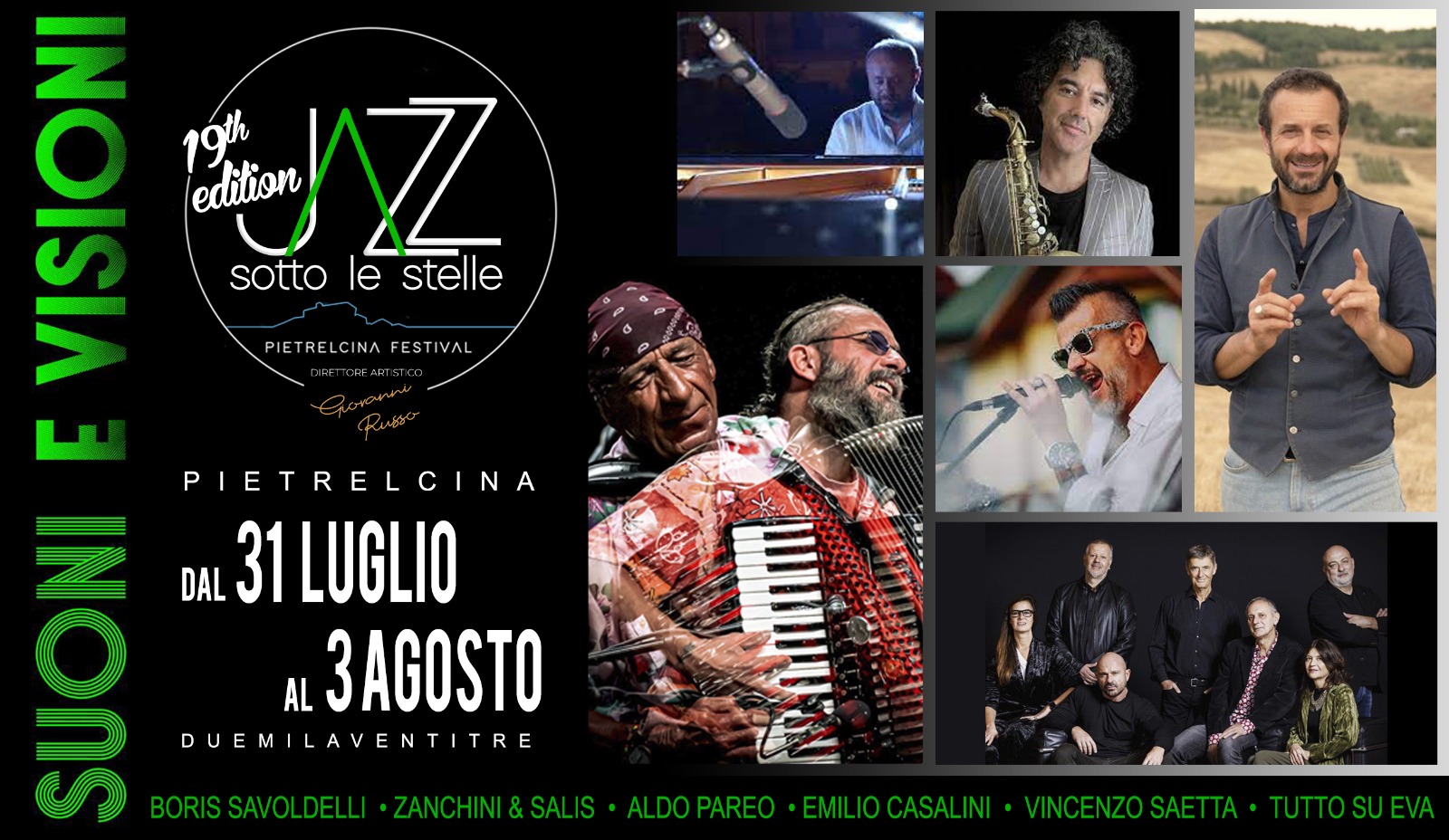 Dal 31 luglio al 3 agosto torna “Jazz sotto le stelle Pietrelcina festival”