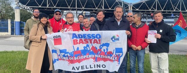 Il primo Dicembre Sciopero per il Sud indetto da Cgil e UIL.Partecipa anche Avellino