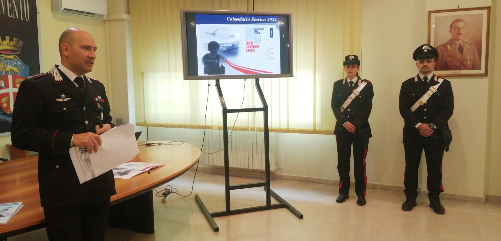 I Carabinieri e le Comunità: presentato il Calendario Storico