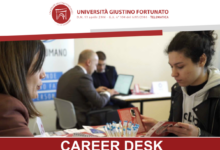 Unifortunato, il 26 gennaio secondo appuntamento del Career desk di Ateneo