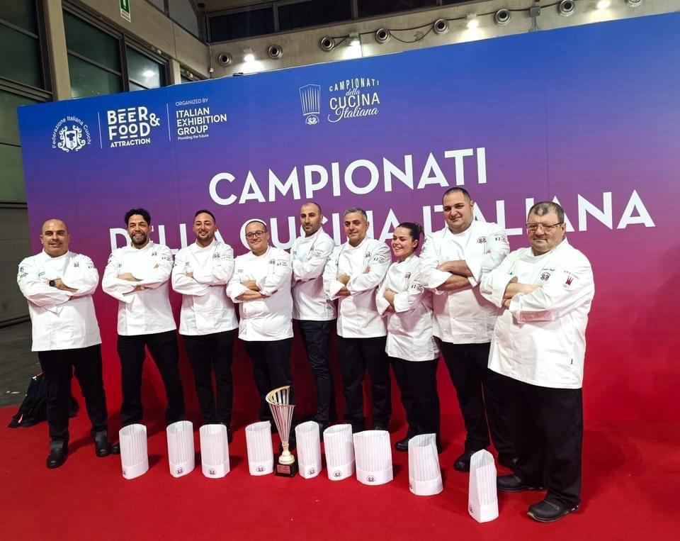 Al Culinary Team Avellino il titolo di Campioni d’Italia della cucina calda 2024