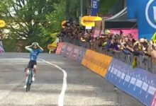 Giro d’Italia: a Bocca della Selva trionfa Valentin Paret Peintre