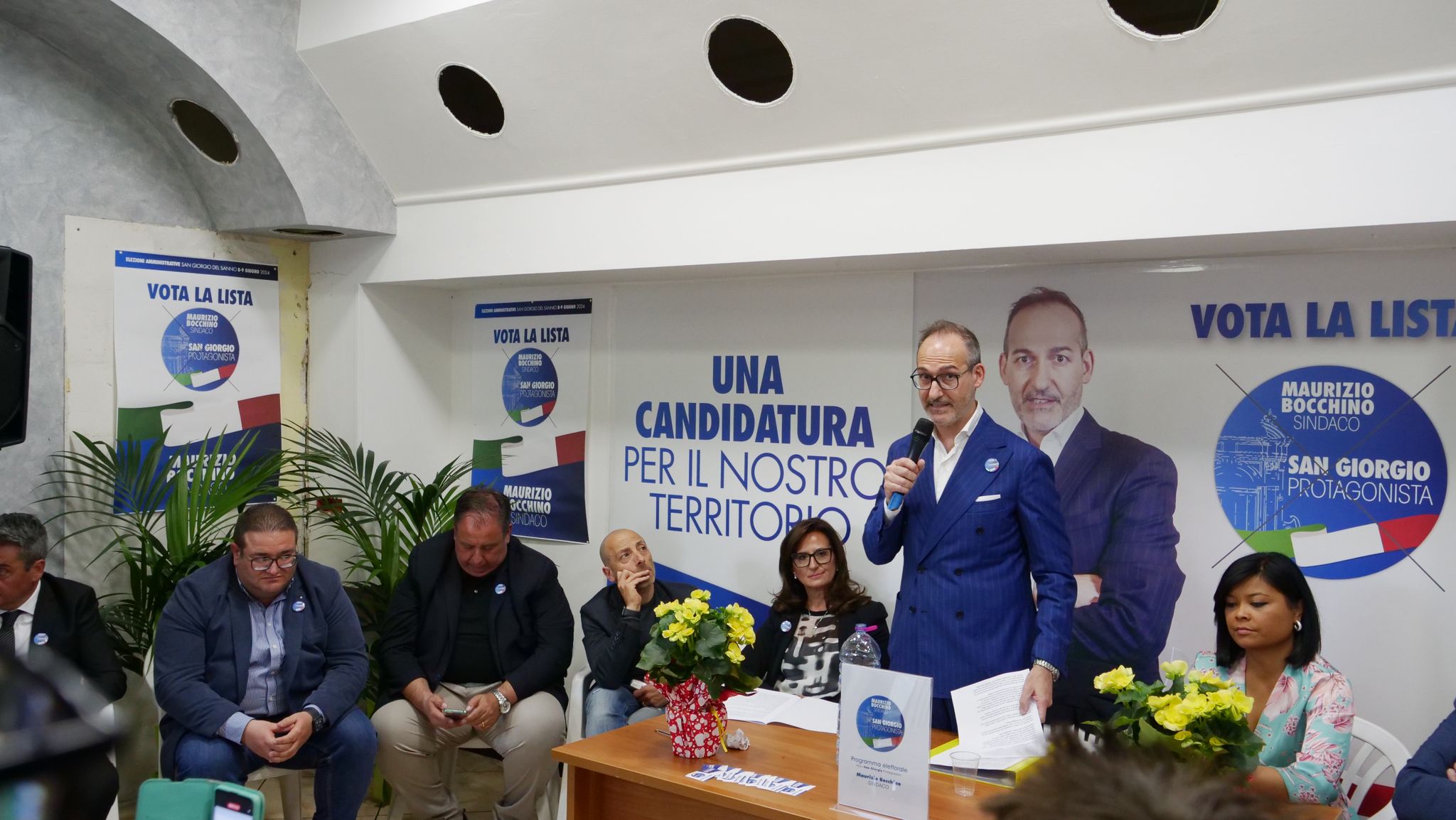 Maurizio Bocchino, candidato sindaco San Giorgio Protagonista: assicureremo una condotta fatta di rispetto, educazione e professionalità.