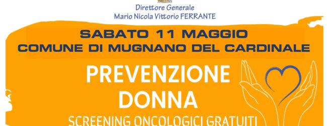 Screening oncologici, i camper dell’Asl sabato 11 Maggio a Mugnano del Cardinale