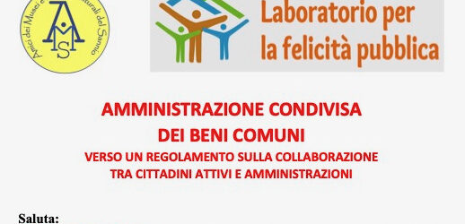 Amministrazione condivisa dei beni comuni: l’impegno dei cittadini attivi per il Regolamento di attuazione