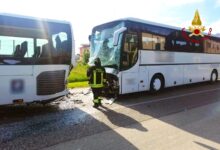 Andretta| Tamponamento tra 2 bus carichi di studenti, 5 feriti e attimi di paura sulla sp 91