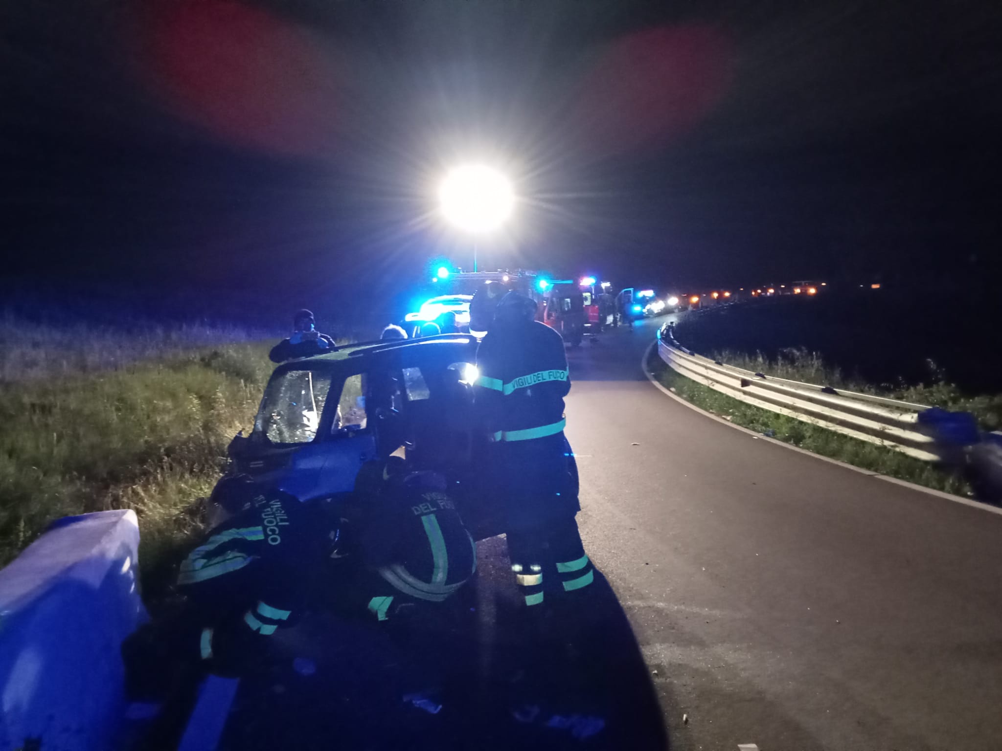 Minicar contro muro, paura per cinque giovanissimi a San Marco dei Cavoti