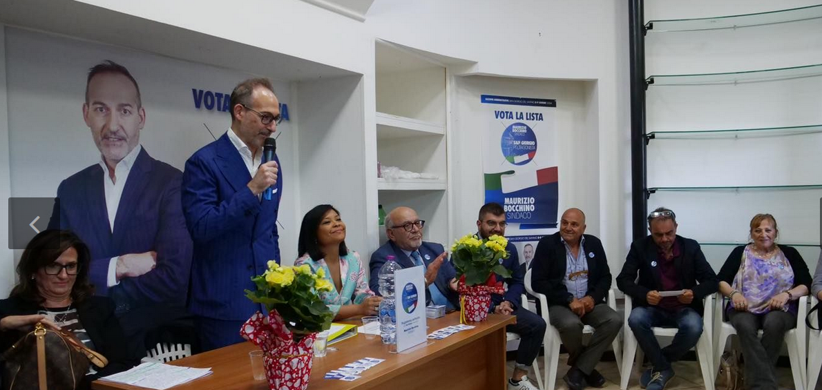 Elezioni San Giorgio del Sannio, inaugurata la sede elettorale di Bocchino: “orgogliosi della grande partecipazione della cittadinanza”