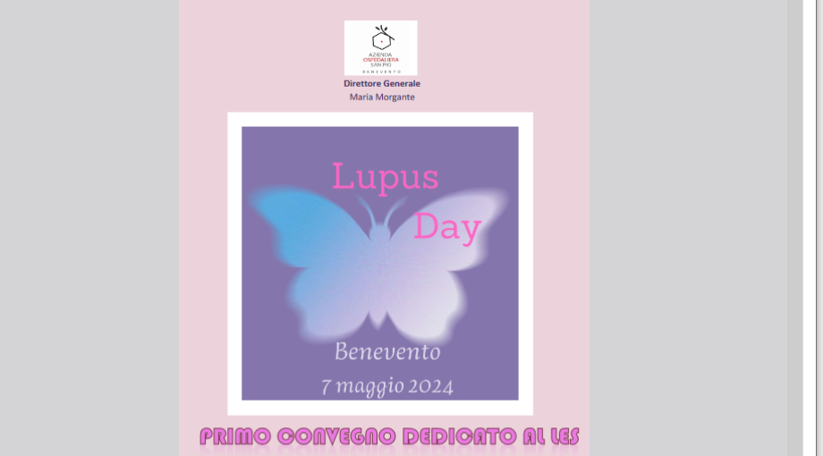 Lupus Eritematoso Sistemico, il 7 maggio convegno al “San Pio” di Benevento