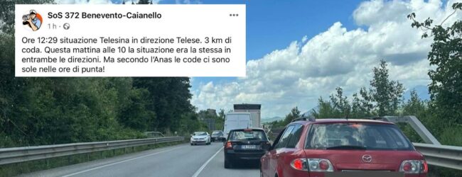 Telesina, il Comitato: “Secondo l’Anas le code ci sono solo nelle ore di punta”