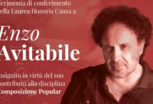 Conservatorio “Nicola Sala”, sabato 8 giugno sarà conferita la Laurea Honoris Causa a Enzo Avitabile