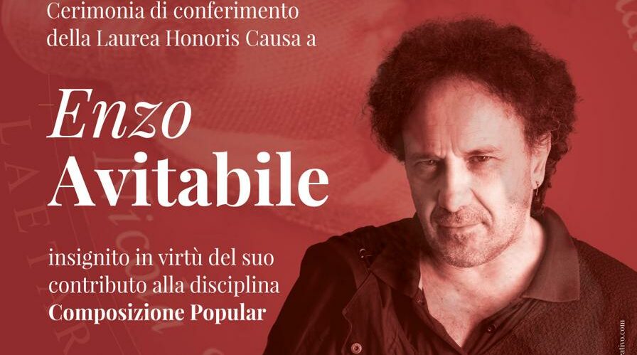 Conservatorio “Nicola Sala”, sabato 8 giugno sarà conferita la Laurea Honoris Causa a Enzo Avitabile