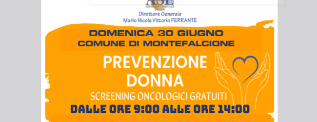 Screening oncologici, i camper dell’Asl sabato 29 giugno a Pietrastornina e domenica 30 giugno a Montefalcione