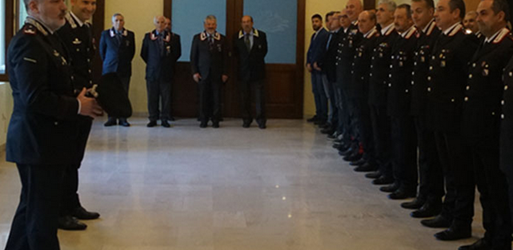 Il Comandante della legione Carabinieri “Campania” in visita presso il comando provinciale