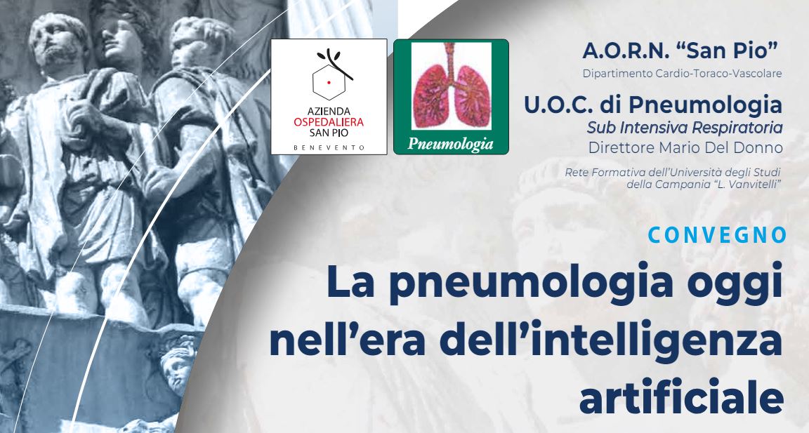 Convegno su pneumologia e tecniche diagnostiche nell’era della IA: dal 6 all’8 giugno a Benevento