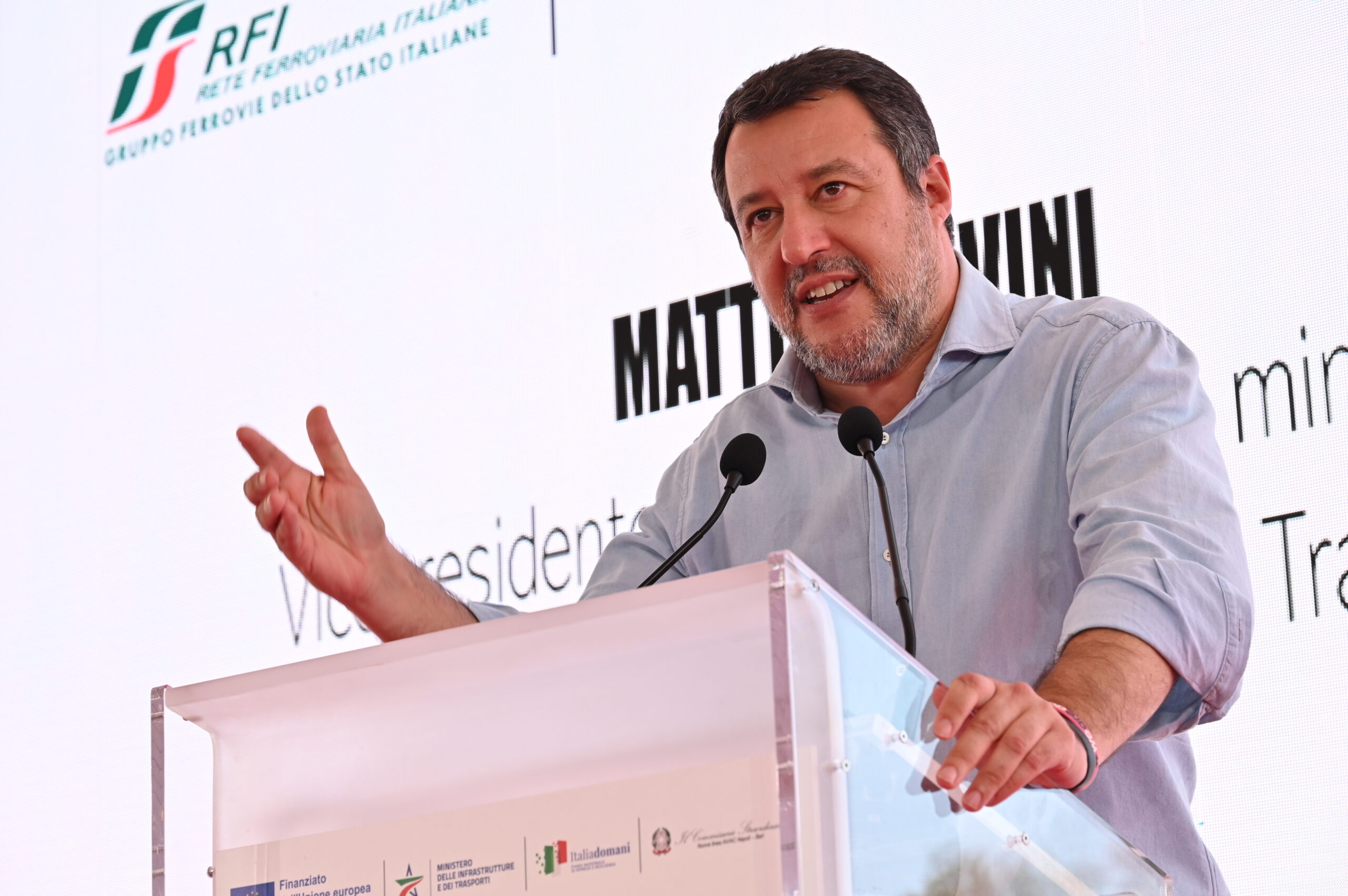 Salvini ad Apice attiva la talpa meccanica Futura. “Giornata storica, contemporaneamente in funzione anche altre due TBM”