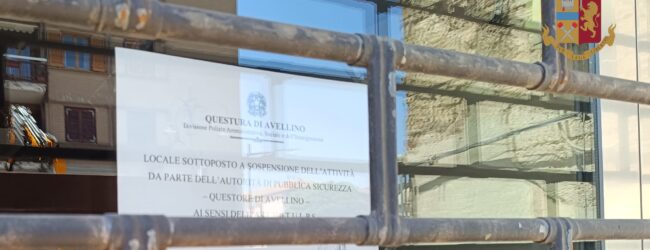 Avellino| Bevande alcoliche a minorenni, il questore Picone chiude un bar per 10 giorni