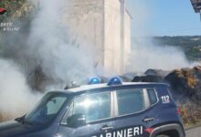 Guardia Lombardi| Rotoballe di fieno in fiamme, sul posto vigili del fuoco e carabinieri