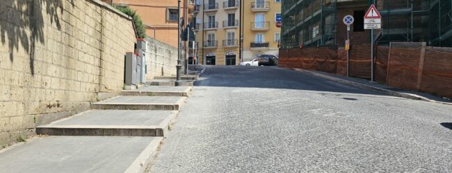 Avellino| Completati i lavori, Rampa Sant’Antonio Abate riapre al traffico nei due sensi di marcia