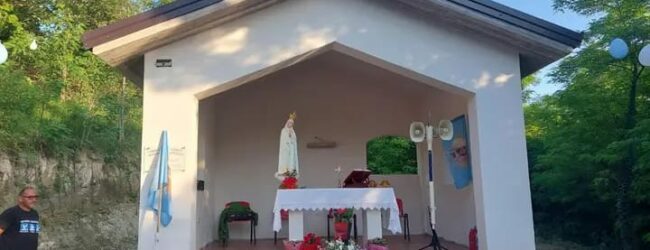 A San Leucio del Sannio il primo Anniversario dell’edificazione e intitolazione della Cappella alla Madonna di Fatima