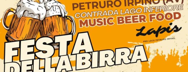 Petruro Irpino, il 27 e 28 luglio la prima edizione della Festa della Birra