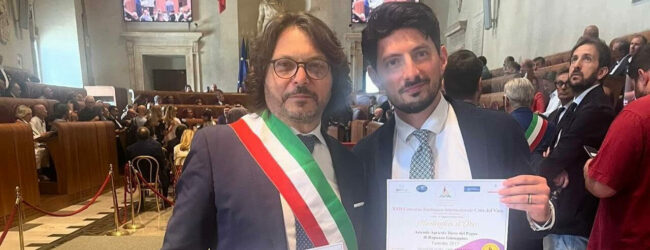 Il sindaco Coletta in Campidoglio per il concorso Enologico internazionale delle Città del Vino