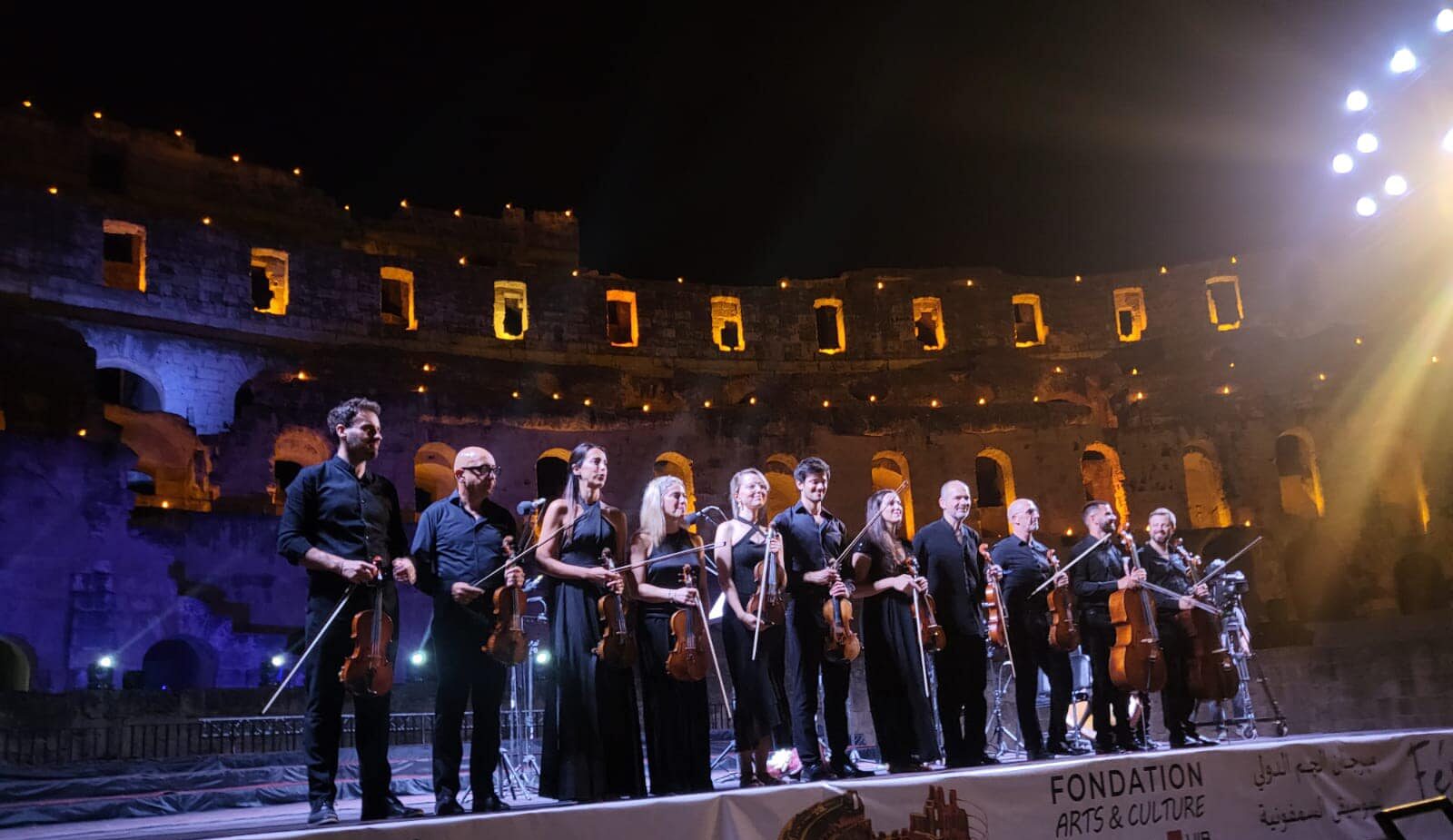 Standing ovation per l’Accademia di Santa Sofia all’Anfiteatro romano di El Jem -Tunisi