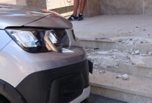 San Giorgio del Sannio: scontro tra due auto,danni alle scale dell’ex Comune