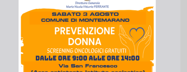 Screening oncologici, i camper dell’Asl sabato 3 Agosto a Montemarano