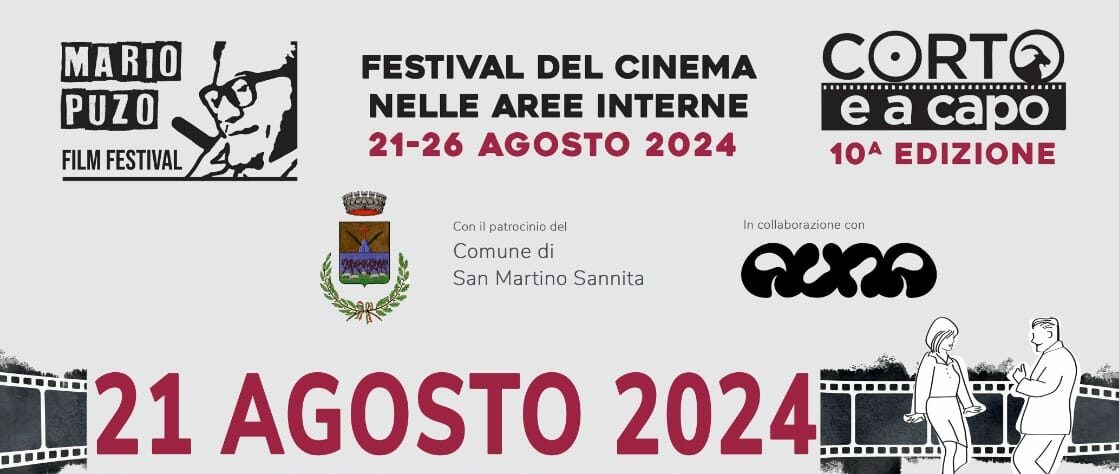 Dal 21 al 26 agosto torna il “Mario Puzo Film Festival- Corto e a Capo” la X edizione