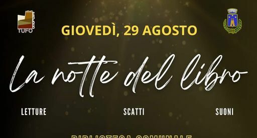 La notte del libro: a Tufo letture, scatti e suoni