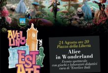 Avellino| Piazza Libertà come il Paese delle Meraviglie, tutto pronto per “Alice in Wonderland”