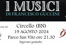 Circello, il 19 agosto i “Musici di Francesco Guccini” in concerto