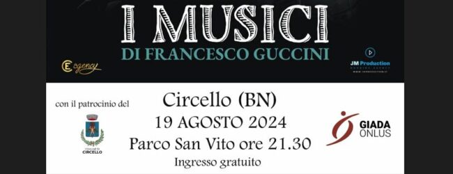 Circello, il 19 agosto i “Musici di Francesco Guccini” in concerto