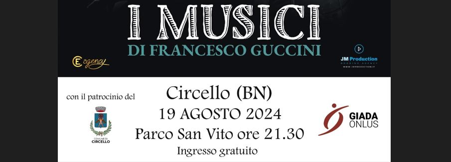 Circello, il 19 agosto i “Musici di Francesco Guccini” in concerto