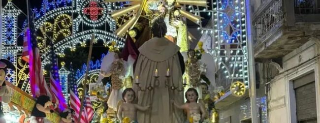 A Montesarchio conclusi i Festeggiamenti in onore di Maria Santissima del Carmelo e di Sant’Antonio da Padova