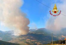 Incendi in Irpinia, oltre 30 interventi. A Montaguto bruciati 400 ettari di bosco