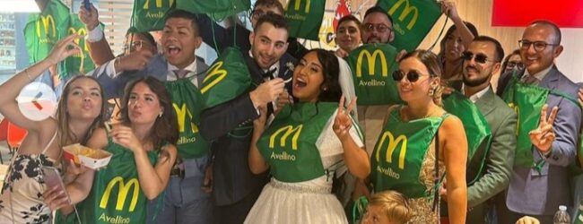 Matrimonio al McDonald’s,la trovata di due giovani sposi irpini