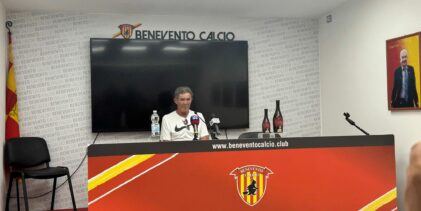 Benevento, Auteri: “Potenza squadra di qualità. Abbiamo intrapreso un percorso, sappiamo come migliorarci”