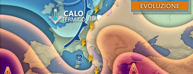 Meteo,stop al grande caldo dal weekend,in arrivo nubifragi e calo termico di oltre 6-8 gradi