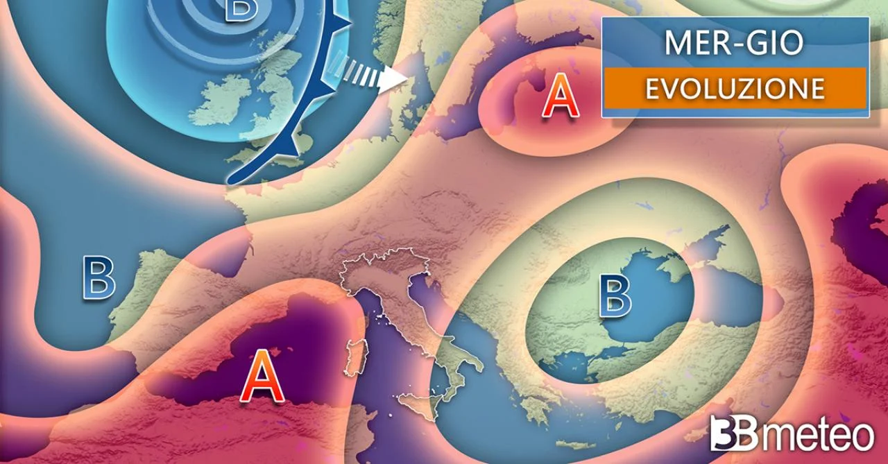 Meteo Campania: ultimi temporali mercoledì, poi torna il grande caldo