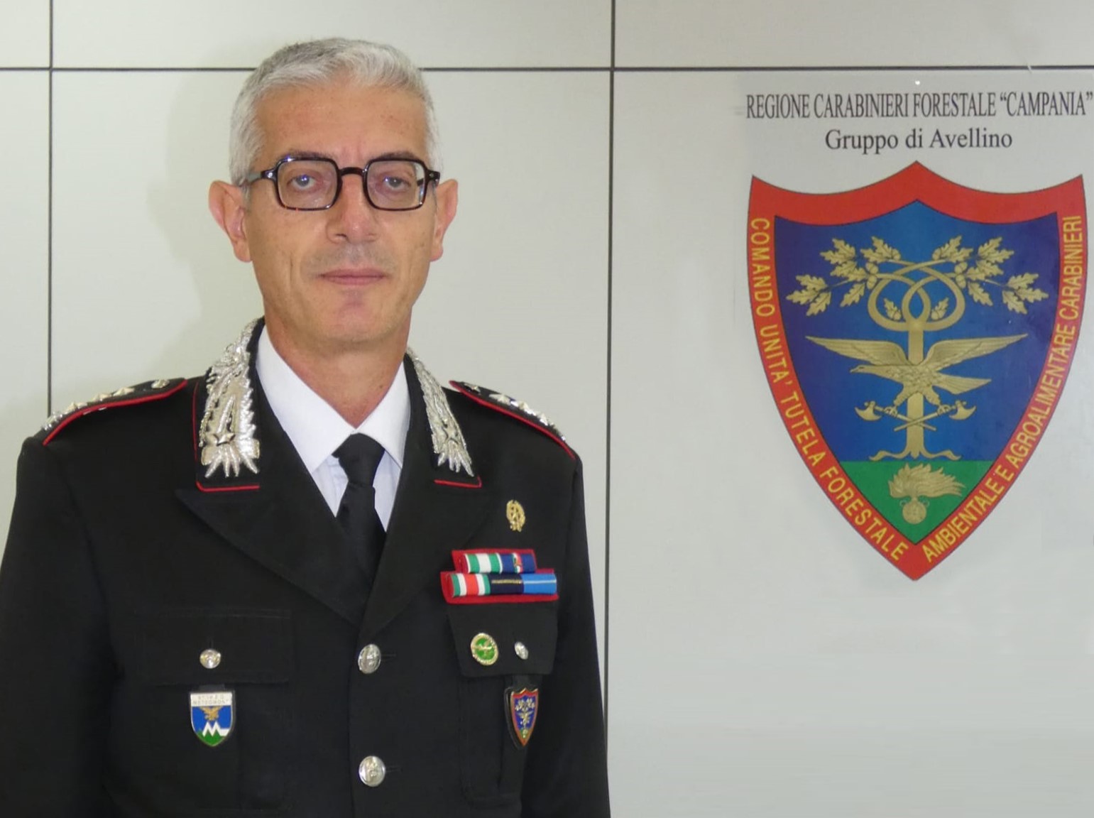 Avellino,il Colonnello Fernando Sileo, Comandante del gruppo Carabinieri Forestale trasferito a Salerno