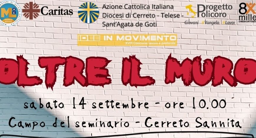 Progettazione sociale MLAC, al via la rigenerazione artistico-comunitaria del campo sportivo del Seminario diocesano di Cerreto Sannita