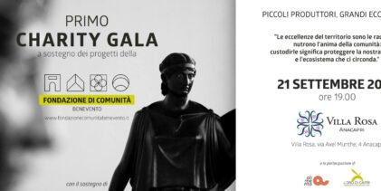 Primo Charity Gala della Fondazione di Comunità di Benevento ad Anacapri: una serata di solidarietà, eccellenze locali e musica